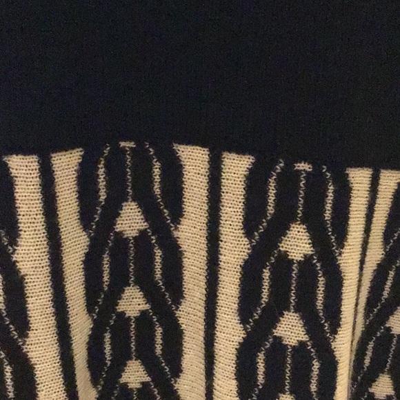 Black and White Sweater Dress - Picture 11 of 11